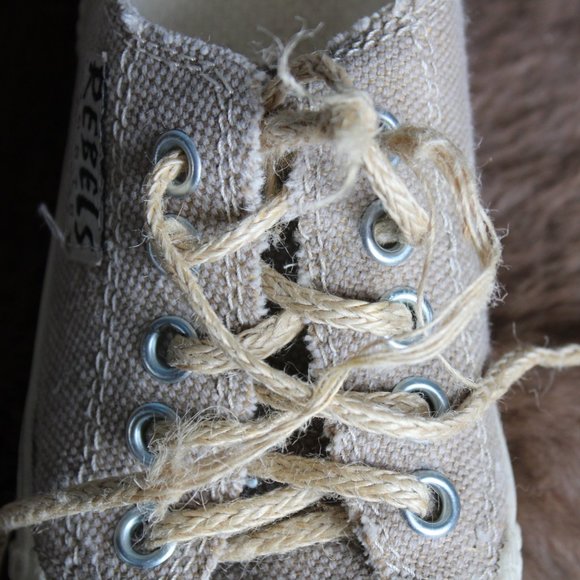 Rebels Country Women's Tan Jute Up Lace Sneaker - Picture 10 of 11